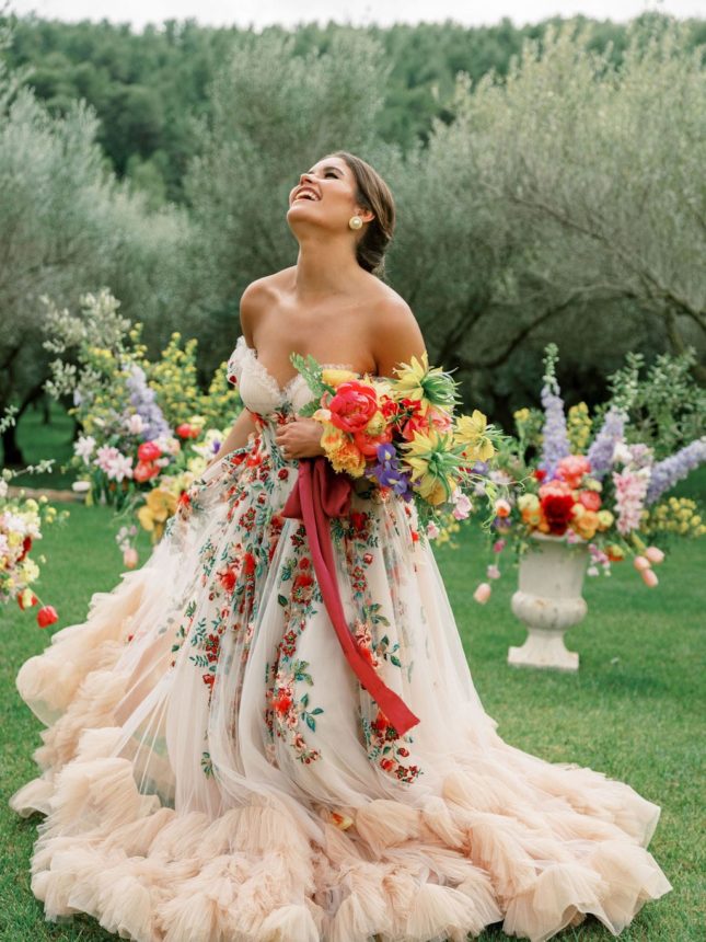 Un mariage au Château de Berne en Provence - Capucine Atelier Floral - Fleuriste mariage fine art