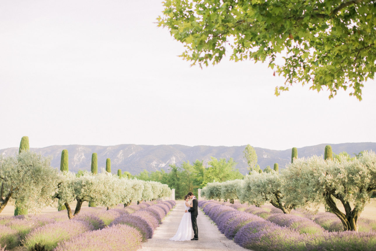 Un mariage romantique dans les champs de lavande en Provence - Capucine Atelier Floral - Fleuriste de pmariage fine art en Provence